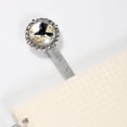 thumbnail image 3 of Crow Book Accessories: Vintage Silver Lace-Edged Bookmark – a Gift for Readers and Book Lovers, 3 of 5