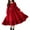 C-Red115, variant on DHFJKG Girls Long Sleeve Dress Party Dance Square Neck Ruffle Flowy Dress Kids Teen Formal Prom Size 5-16 Years Cute Mid-Calf Cozy Dresses