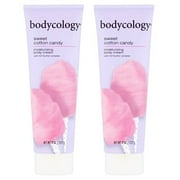 (2 pack) (2 Pack) Bodycology Sweet Cotton Candy Moisturizing Body Cream, 8 oz