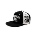 thumbnail image 3 of Knite Gorra snapback Brooklyn visera plana ajustable bordado 3D hombre, 3 of 4