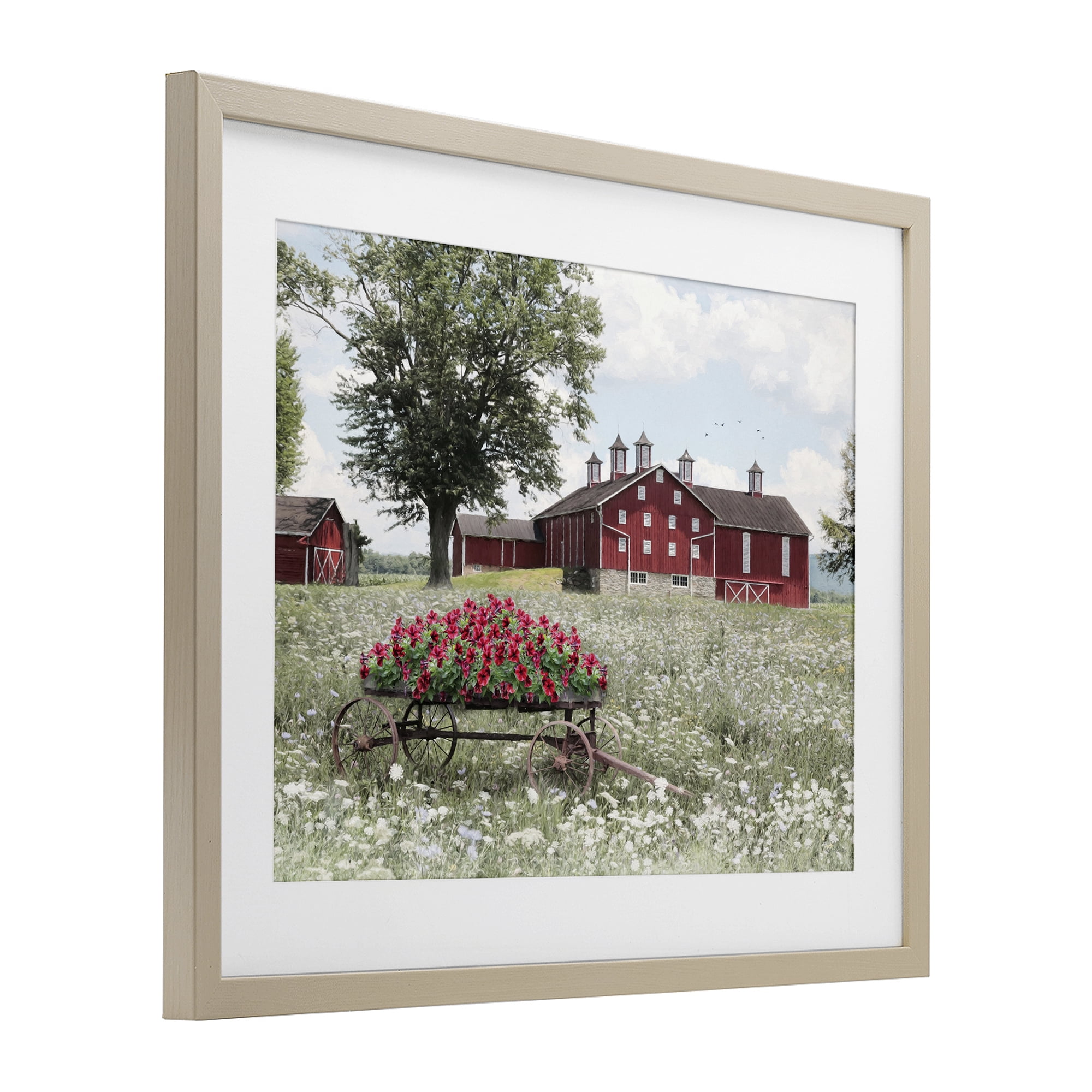 Stupell Industries Old Milton Farm Birch Framed Print Under Glass, design by Lori Deiter