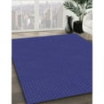 thumbnail image 3 of Ahgly Company Machine Washable Indoor Square Transitional Denim Dark Blue Area Rugs, 8' Square, 3 of 7