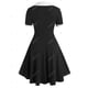 thumbnail image 2 of Vestido Dobladillo Bicolor Botón Rosegal Vestidos casuales de talla grande, 2 of 5
