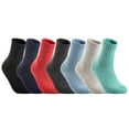 thumbnail image 1 of Lian LifeStyle Men's 2 Pairs Extra Thick Wool Boot Socks Crew Plain Size 6-10 Random Colors LK1603, 1 of 4