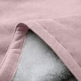 thumbnail image 7 of CFLVAEK Plus Size Winter Coats for Women Warm Sherpa Fleece Lined Distressed Jackets Button Down Hooded Parka Faux Suede Pea Coat Outerwear Pink XXXXXL, 7 of 7