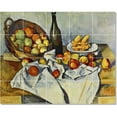 thumbnail image 1 of Ceramic Tile Mural-Paul Cezanne Fruits Vegetables Tile Mural Residential. 40" w x 32" h using (20) 8 x 8 ceramic tiles, 1 of 3