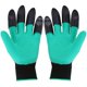 thumbnail image 1 of Guantes de jardinería con garras NQ de Latex para cavar y plantar flores en el jardín verde pulpo, 1 of 3