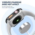 thumbnail image 2 of Allytechgroup Case Compatible with Apple Watch Series 6/5/4/SE 40mm, Support Wireless Charging Shockproof Cover for iWatch Series 6/5/4/SE 40mm for Women Men, Black, 2 of 8