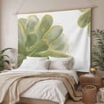 thumbnail image 3 of Sage Green Gold Large Tapestry for Bedroom Wall Hanging Tapestry, Aesthetics Flower Boho Watercolor Art Ceiling Backdrop Tapestries Poster Blanket Wall Decor for Teens Room Living Room Dorm 85" x 90", 3 of 8