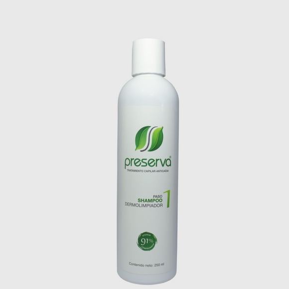Shampoo Anticaída / Alopecia Reparador – Para Acelerar El Crecimiento Del Cabello Dermolimpiador 250 ML Preserva®