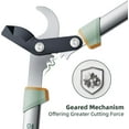 thumbnail image 3 of Pruning shears, for trimming trees stainless steel branch cutter, heavy duty double blade pruner, rust-resistant sharp blades, suitable for trimming branches up to 2 inches in diameter, for gardening, 3 of 4
