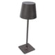 thumbnail image 4 of Lámpara de mesa LED inalámbrica, táctil y de metal, portátil, recargable, 3 temperaturas de color, gris, 4 of 14