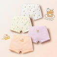 thumbnail image 2 of SILVERCELL 4-11Y Girls Cotton Underwear Cute Printed Hipster Briefs Undies Panties, 4-Pack, 2 of 6