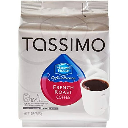 Maxwell House French Roast Tassimo Coffee Brewing Pods (80 Count, 5 Packs of 16)