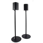 ynVISION Speaker Floor Stand for Sonos One, One SL and Play:1 Speaker - BLACK | 2 Pack