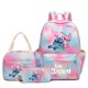 thumbnail image 1 of Lilo Stitch-mochila escolar de dibujos animados para niño y niña, mochila colorida con bolsa de almuerzo para niño y adolescente, 1 of 1