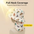 thumbnail image 5 of Boys Beach Bucket Hat One Size Outdoor Sun Hat For Toddler Baby Kids Fishing Hat UPF 50+ Breathable Sun Hat Beach Hat Summer Hats, 5 of 9
