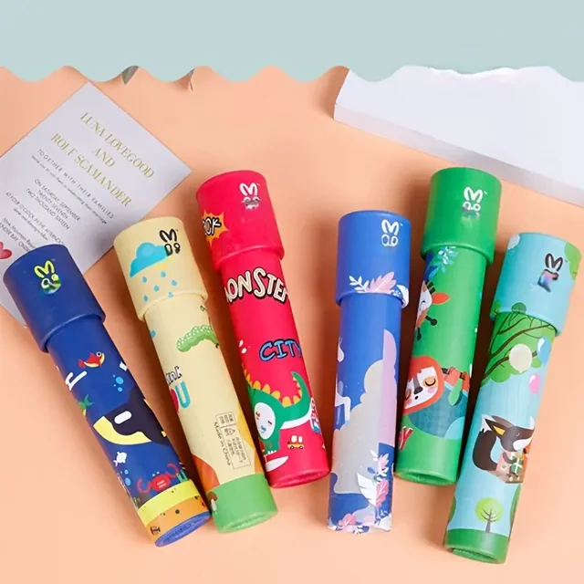 Kaleidoscope Children's Toys Puzzle Multi-prism Science Experiment Variety Magic Telescope II Gong Bohan unisex