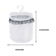 thumbnail image 4 of Cateissary Bolsa de red de almacenamiento para colgar en la pared con asa de transporte Frutas Malla transpirable Misceláneas Cesta plegable Almacenamiento y organización del hogar Con encaje, 4 of 6