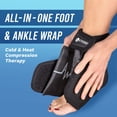 thumbnail image 3 of ActiveWrap Foot & Ankle Heat and Ice Pack Wrap for Heel, Arch, and Ankle Discomfort, Swelling, Soreness, and Injury Recovery&acirc; Reusable Hot & Cold Wrap, 3 of 8