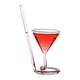thumbnail image 2 of Spiral Cocktail Glass Revolving Martini Creative Long Tail Cocktail Straw Wine Glass For Bar, 2 of 4