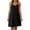 B1-Black Dresses for Women, variant on Women's Cotton Linen Cami Dress Adjustable Spaghetti Strap Sleeveless Summer Sundress Lightweight Loose Fit Casual Swing Mini Dresses S-2XL