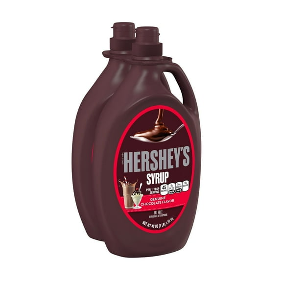 Product of Hershey's Chocolate Syrup, 2 pk./48 oz.