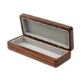 thumbnail image 1 of Estuche para gafas Estuche protector de madera para hombres y mujeres Estuche rígido para gafas marrón oscuro, 1 of 8