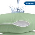 thumbnail image 2 of Protectores de almohada Utopia Bedding impermeables (paquete de 2) estándar, 2 of 8