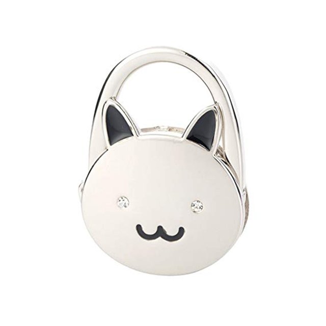 Naiovety Gancho portátil de dibujos animados para monedero, bolso plegable, colgador de plegable, bolsa, accesorios Almacenamiento y organización del hogar