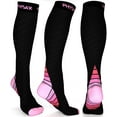 thumbnail image 1 of Calcetines de compresión Gear para hombres y mujeres (20-30 mmHg) Boost Stamina Adepaton CJWUS-3185, 1 of 6