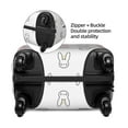 thumbnail image 2 of Disketp Girl Rabbit Elastic Travel Luggage Cover Travel Suitcase Protective Cover For Trunk Case Apply To 18''-32'' Suitcase Cover-X-Large, 2 of 7
