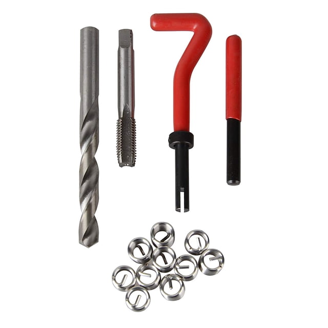 Thread Insert Kit,15pcs Kit M5 Car Coil M14 Helicoil Car Coil Tool M12 M5 M6 M8 M12 M14 Helicoil Kit M5 M6 M8 M12 Helicoil Car Tool M12 * Coil Tool M12 * 1.5 Kit Eryue 15pcs
