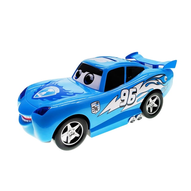 Piggy Bank Blue Cars Anime para niños, vinilo de 20 x 8 x 8 cm