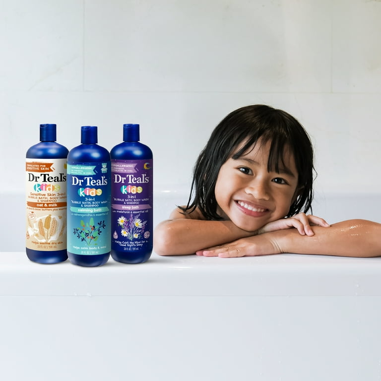 Dr Teal's Kids Sensitive Skin 3-in-1 Bubble Bath, Body Wash Dr Teal's Kids Sensitive Skin 3-in-1 Bubble Bath, Body Wash