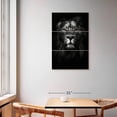 thumbnail image 2 of Elephant Stock King Of Kings Wall Art - Vertical Multi Panel Canvas - Living Room Wall Decor - Animal Multi Panel - Black And Gray Decor By Design Fabrikken - 36" x 57", 2 of 8