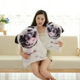 thumbnail image 3 of Dog Print Throw Pillow, Funny Cute Doll Gift Home Decor, Decorative Cushion for Sofa and Bed, 3 of 4
