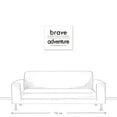 thumbnail image 3 of Creative Products Be Brave Seek Adventure 20x24 Canvas Wall Art, 3 of 5