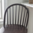 thumbnail image 5 of Linon Newton 30" Windsor Back Bar Stools, Brown Finish, Set of 2, 5 of 11