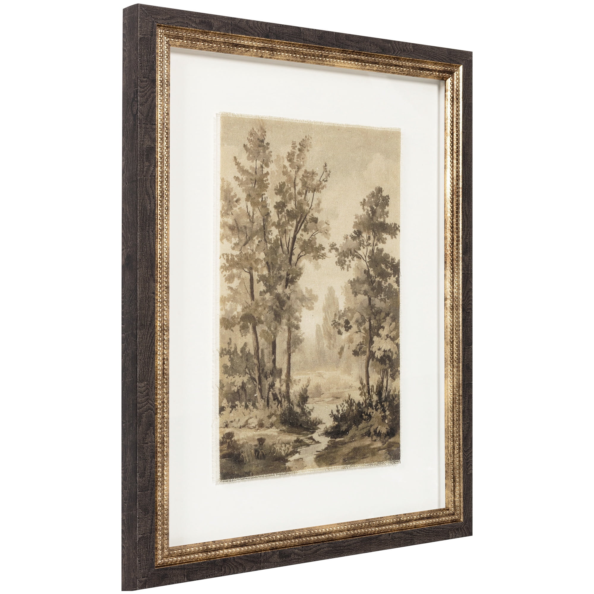 My Texas House Look Through the Trees 2pc Set 18x24 Framed Wall Art