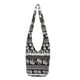 thumbnail image 2 of Bolso Bandolera Hippie Sunnimix Algodón Bohemio Hobo Sling Bag Messenger Negro Monedero de hombro hippie tailandés, 2 of 8
