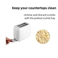 thumbnail image 5 of DINGJU 2 Slice Toaster, White with Variable Heat Setting, 5 of 6