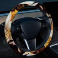 thumbnail image 2 of Honeybee 14.5 Inch Printing PVC Leather Auto Accessories Steering Wheel Cover for Car Wheel Covers Steering Wheel Cover, 2 of 6