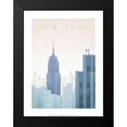 thumbnail image 2 of BRAUN Studio 12x14 Black Modern Framed Museum Art Print Titled - New-York, 2 of 5