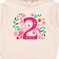 thumbnail image 3 of Inktastic 2nd Birthday 2 Year Old Girls Toddler Hoodie, 3 of 4