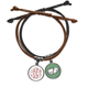 thumbnail image 1 of Rojo Navidad decoracion blanco patrón Pulsera Cuerda Mano Cadena Cuero Dinero Pulsera Unbranded M, 1 of 2