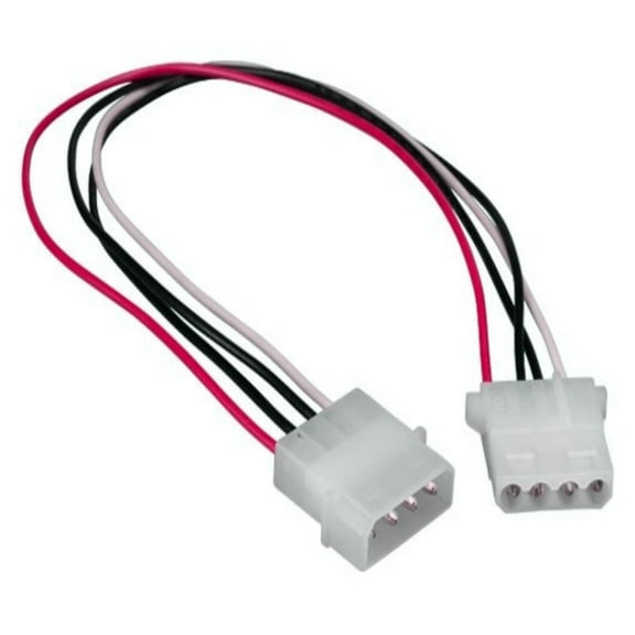 SANOXY Cables and Adapters; 12in 5.25 Male to 5.25 Female Internal Power Extension Cable