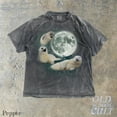 thumbnail image 5 of Three Seals and Full Moon Graphic Print T-Shirt | Vintage Ocean Animal Tee | Retro Marine Wildlife Unisex Top, 5 of 7