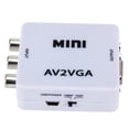 thumbnail image 2 of Video Mini AV2VGA Video Converter Convertor Box AV CVBS A VGA Converter de Video Conversor Con Audio de 3.5 mm A PC HDTV Converter, 2 of 6