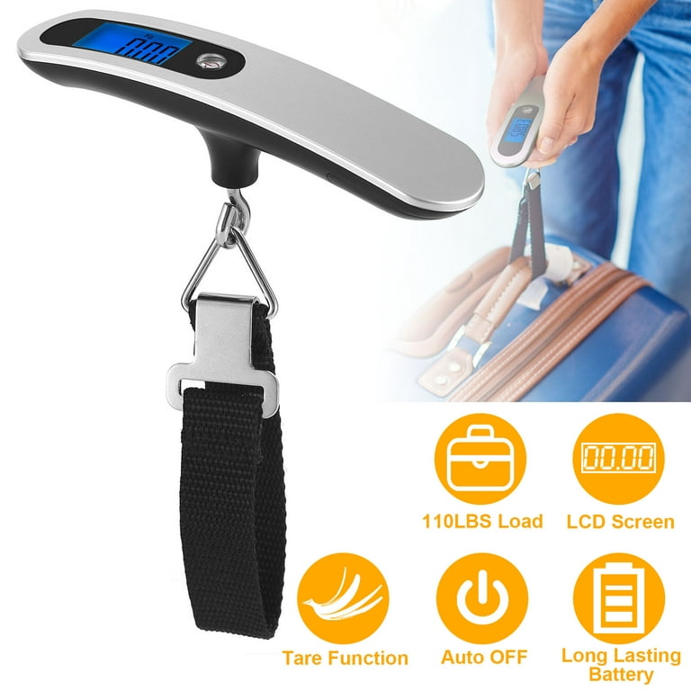 iMounTEK Portable Digital Luggage Scale 50kg/10g LCD Hanging